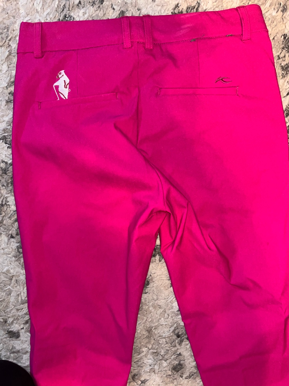 KJUS Ikala 7/8 treggings Hot Pink Performance golf Legging chino - Picture 4 of 4